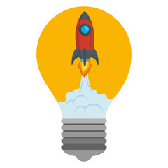 rocket start up in bulb