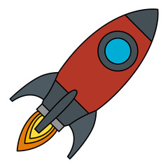 rocket start up icon