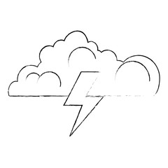 cloud with thunder ray