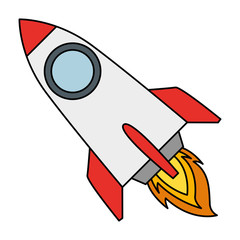 rocket start up icon