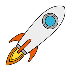 rocket start up icon