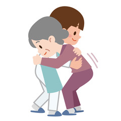 介護福祉士とシニア 介護