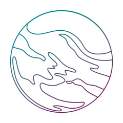 universe planet space icon