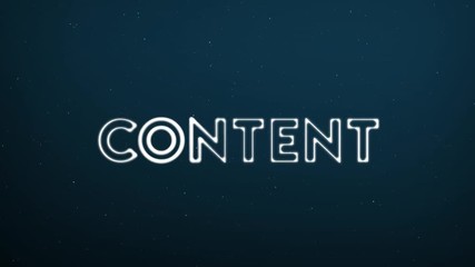 Abstract moving connection structure background with text CONTENT