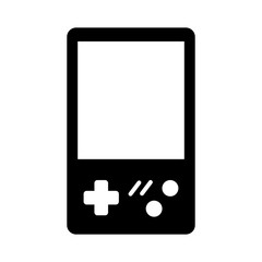 video game portable isolated icon