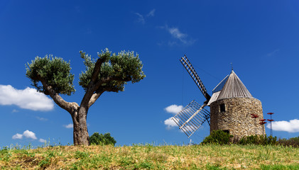 Wiese Grimaud Moulin Saint Roch Provence © andrzej2012