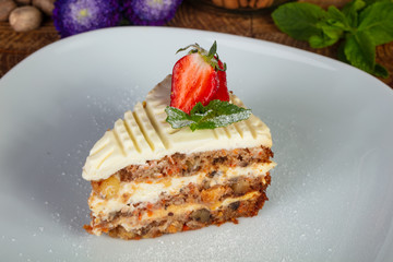 Delicious carrot cake