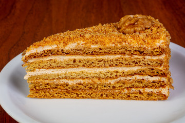 Sweet honey cake
