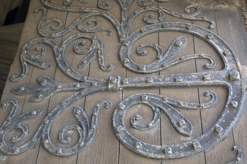 Door Design of Cathedral Church; Worcester; England