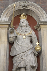 Charles II Statue, City Hall, Worcester