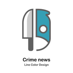 Crime News Flat Icon