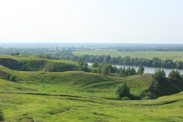 Fototapeta premium endless green valley