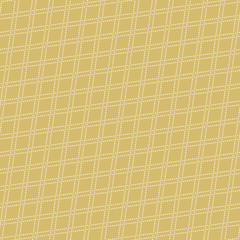 Geometric dotted golden and white dotted pattern. Seamless abstract modern texture for wallpapers and backgrounds