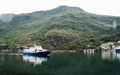 Fototapeta na wymiar Flåm-Bergen