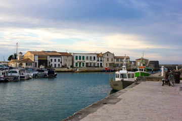 Port at st. martin ile de re, france