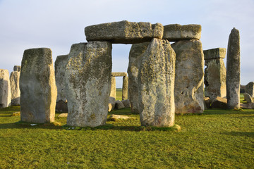 Naklejka premium Stonehenge - one of the most popular attractions of Great Britain. 