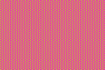 yellow hearts pattern on pink background