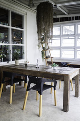 Iced milk green tea drink