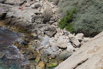 photo du front de mer ou de la côte de Roses en Espagnes