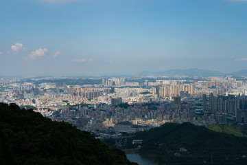 Looking at Shenzhen from a height