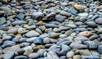 Pebbles stone background 