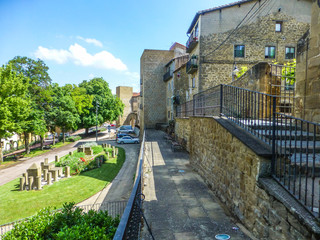 Laguardia. Pueblo de Alava en el Pais Vasco cerca de Vitoria - España