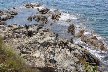 photo du front de mer ou de la côte de Roses en Espagnes