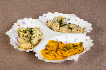 Russian traditional dumplings