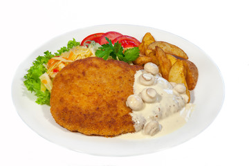 second course in the restaurant, fast food, food, healthy food
