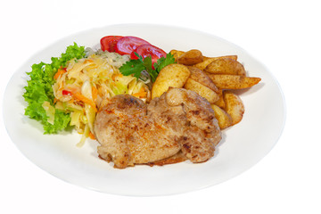 second course in the restaurant, fast food, food, healthy food
