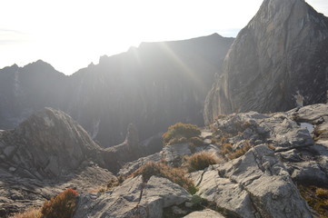 Obraz premium Mount Kinabalu In Sabah Malaysia