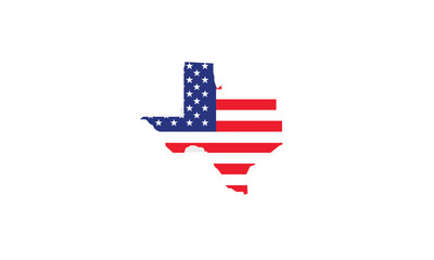 Texas usa stars and stripes united states country borders
