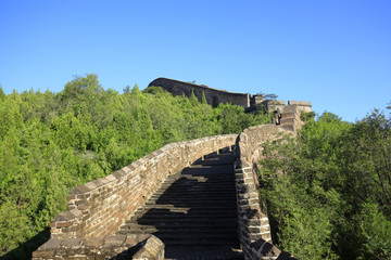 Fototapeta na wymiar The Great Wall is in China.