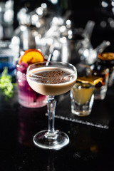 cocktail in the bar