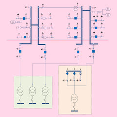 Electric wiring diagram 