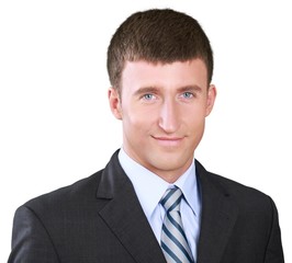 Friendly Young Businessman - Isolated