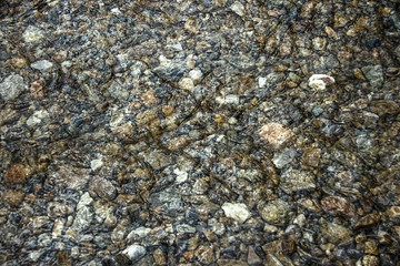 Rocks under water background