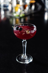 cocktail in the bar
