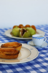 salento breakfast with typical products and pasticciotto