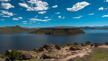 Fototapeta na wymiar Sillustani, Puno, Peru