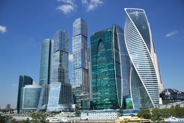 Fototapeta na wymiar moscow-city