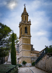 Fototapeta na wymiar Torre de Iglesia en Andalucía