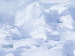 Fototapeta na wymiar Iceberg in Lake Baical Russia.