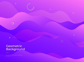 Colorful abstract geometric background. Gradient shapes composition. Eps10 vector.