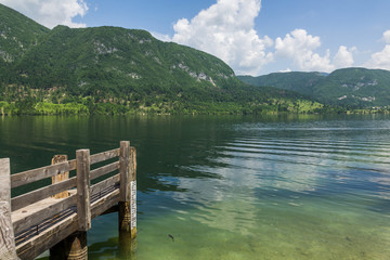 Bohinj lake in Julian Alps, Triglav National Park, Slovenia