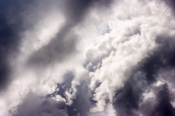 Obraz premium background of storm clouds before a thunderstorm