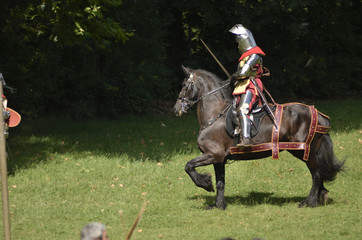 cavalieri corazzati a cavallo