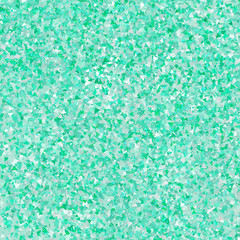 An abstract illustration of a mint color glitter background designed with multiple triangles
