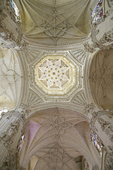 Espectacular gothic-plateresque dome, Burgos Cathedral, Spain