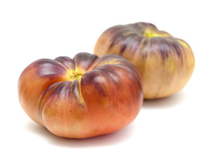 blue tomatoes isolated